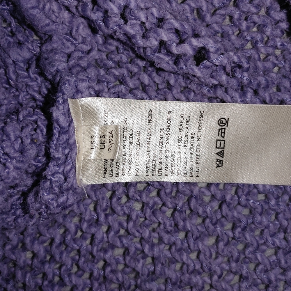 Free People Women's Lilac Sweater Size Small - Picture 3 of 3